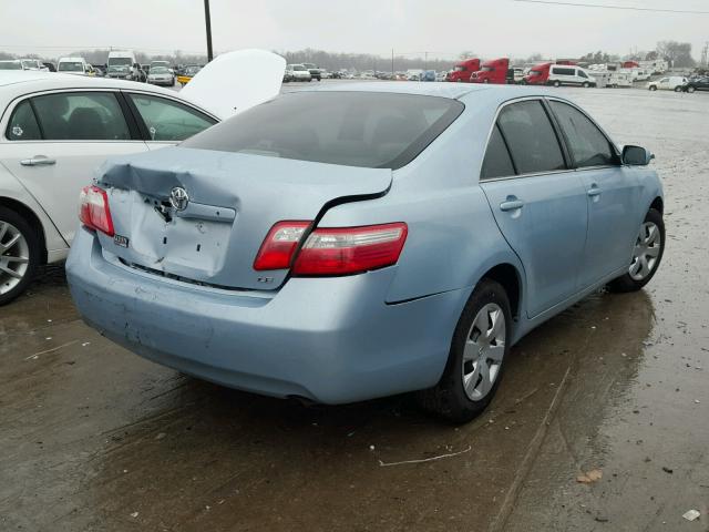 4T1BE46K59U846345 - 2009 TOYOTA CAMRY BASE BLUE photo 4