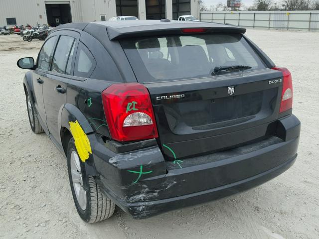 1B3CB9HB8AD615604 - 2010 DODGE CALIBER UP BLACK photo 3