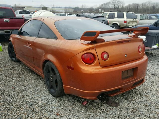 1G1AP14PX57634887 - 2005 CHEVROLET COBALT SS ORANGE photo 3