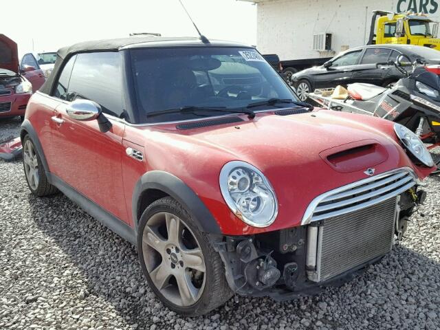 WMWRH33567TJ43436 - 2007 MINI COOPER S RED photo 1