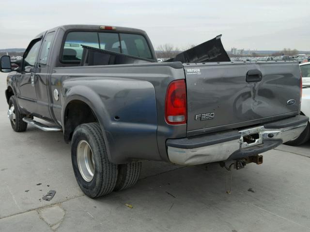 1FTWX33PX4ED98732 - 2004 FORD F350 SUPER GRAY photo 3