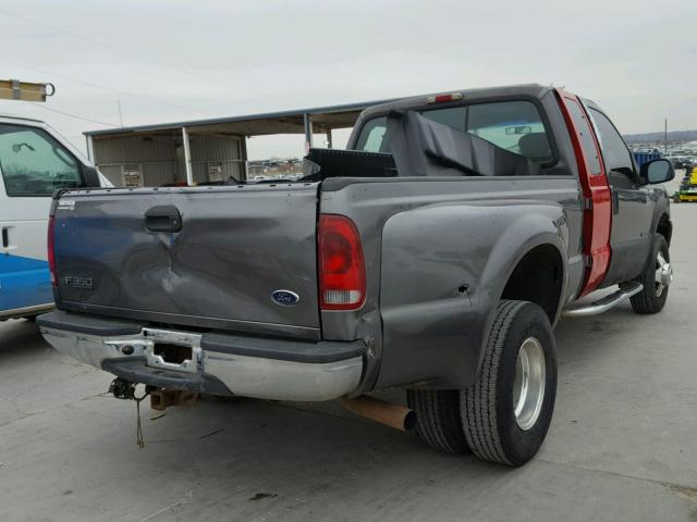 1FTWX33PX4ED98732 - 2004 FORD F350 SUPER GRAY photo 4