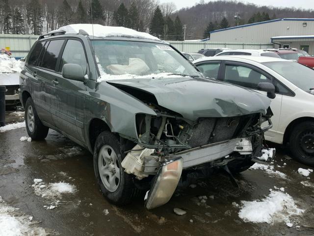 JTEGD21A560153712 - 2006 TOYOTA HIGHLANDER GREEN photo 1