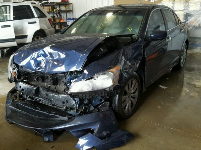 1HGCP3F89BA008281 - 2011 HONDA ACCORD EXL BLUE photo 2