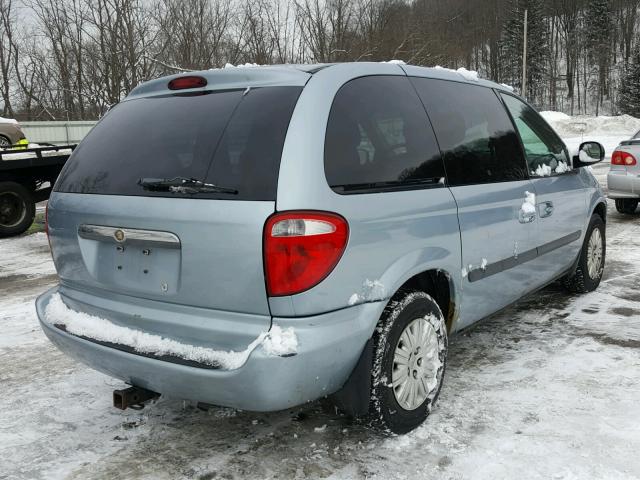 1A4GP45RX6B686841 - 2006 CHRYSLER TOWN & COU BLUE photo 4