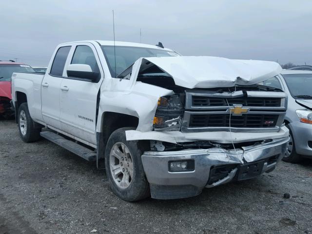 1GCVKREC6FZ366234 - 2015 CHEVROLET SILVERADO WHITE photo 1