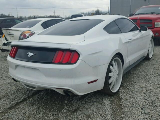 1FA6P8TH4G5267036 - 2016 FORD MUSTANG WHITE photo 4