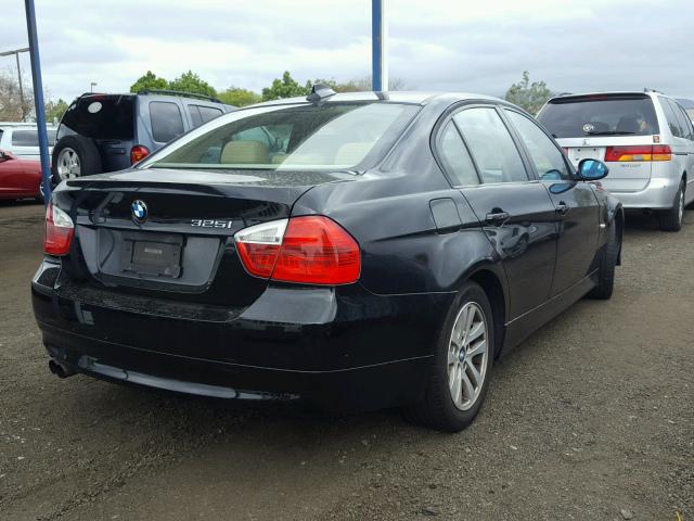 WBAVB13596KX66512 - 2006 BMW 325 I BLACK photo 4