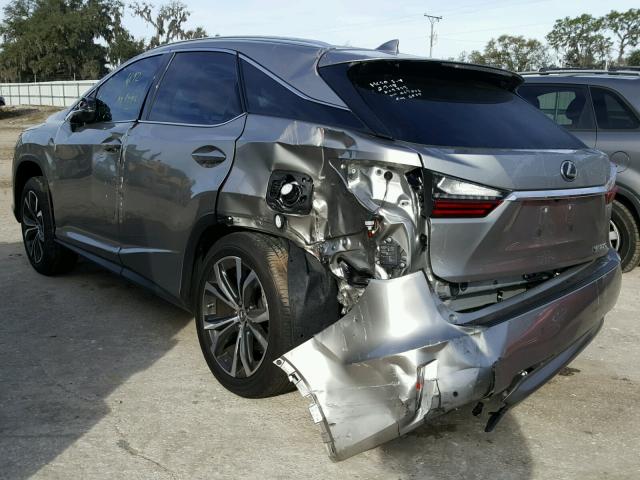 2T2ZZMCA0HC067266 - 2017 LEXUS RX 350 GRAY photo 3