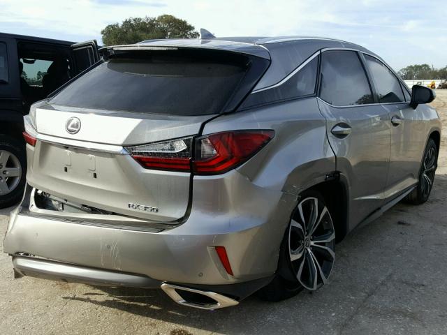 2T2ZZMCA0HC067266 - 2017 LEXUS RX 350 GRAY photo 4