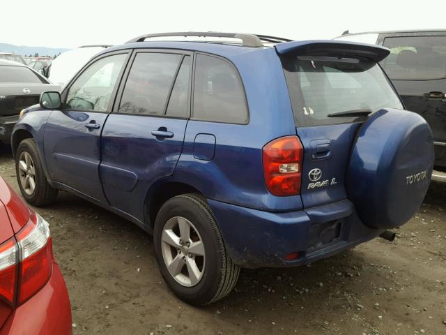 JTEGD20V150068658 - 2005 TOYOTA RAV4 BLUE photo 3