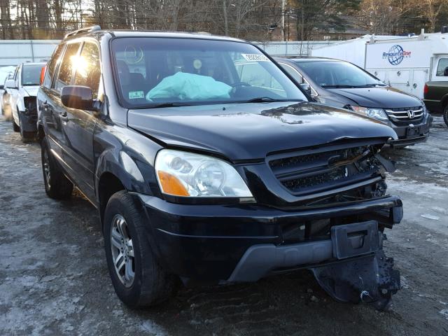 2HKYF18593H524990 - 2003 HONDA PILOT EXL BLACK photo 1