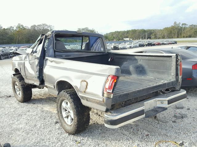 1FTEF14H1MNA23077 - 1991 FORD F150 GRAY photo 3