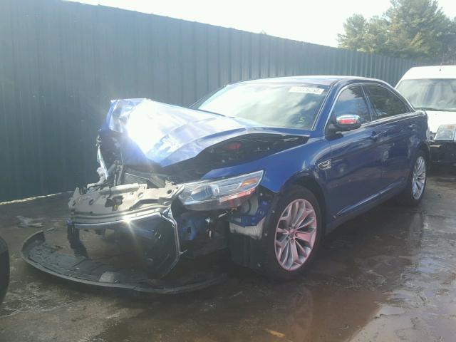 1FAHP2F82DG232786 - 2013 FORD TAURUS LIM BLUE photo 2