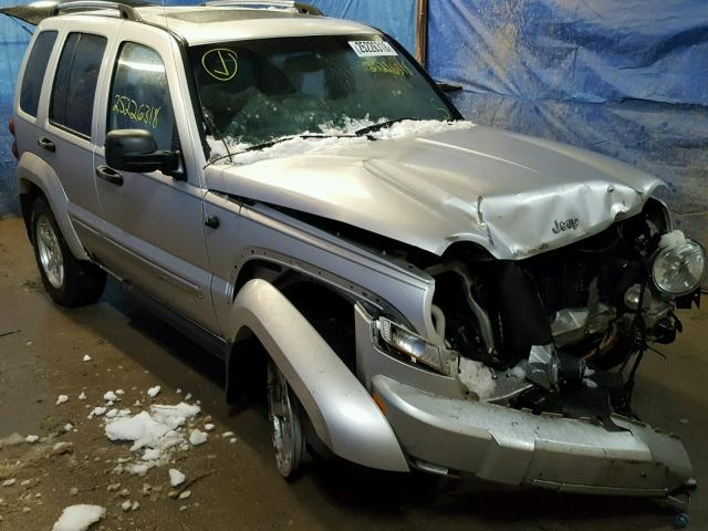 1J8GL58KX5W513326 - 2005 JEEP LIBERTY LI SILVER photo 1