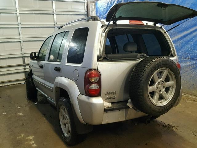 1J8GL58KX5W513326 - 2005 JEEP LIBERTY LI SILVER photo 3