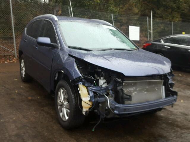 2HKRM3H70EH540800 - 2014 HONDA CR-V EXL BLUE photo 1