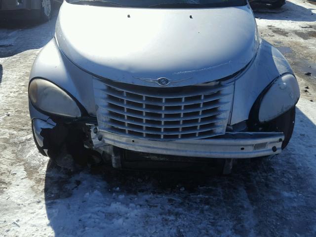 3C8FY58B34T335606 - 2004 CHRYSLER PT CRUISER SILVER photo 9