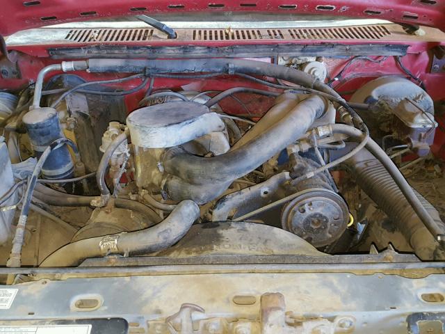 1FTEF14N9GKB17882 - 1986 FORD F150 RED photo 7