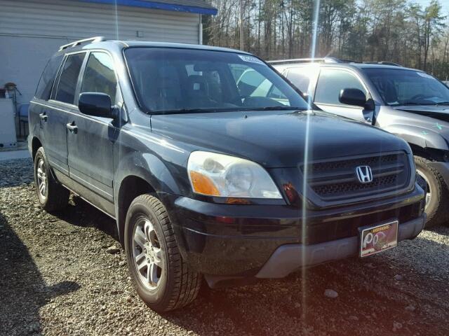 2HKYF18785H568824 - 2005 HONDA PILOT EXL BLACK photo 1