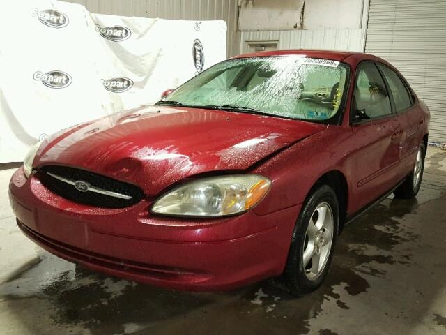 1FAFP55253A277051 - 2003 FORD TAURUS SES MAROON photo 2