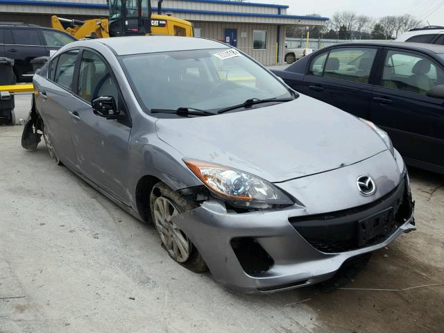 JM1BL1V73C1633117 - 2012 MAZDA 3 I GRAY photo 1