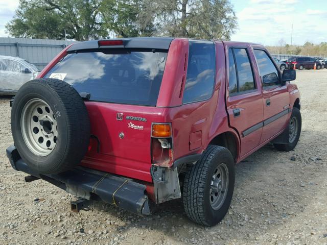 4S6CK58V0S4424832 - 1995 HONDA PASSPORT E Qırmızı foto 4
