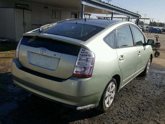 JTDKB20U667533004 - 2006 TOYOTA PRIUS GREEN photo 4