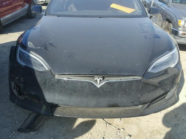 5YJSA1E20GF155388 - 2016 TESLA MODEL S BLACK photo 7