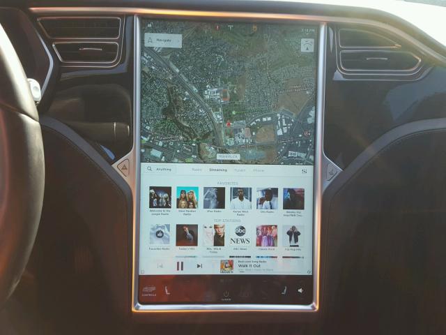 5YJSA1E20GF155388 - 2016 TESLA MODEL S BLACK photo 9