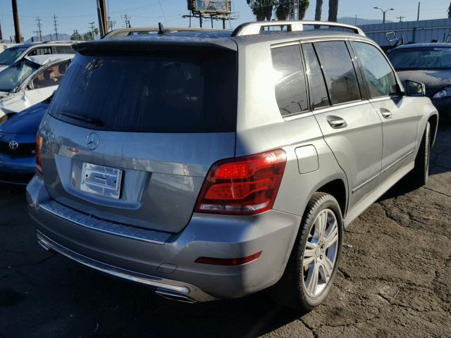 WDCGG5HB4FG383089 - 2015 MERCEDES-BENZ GLK 350 SILVER photo 4