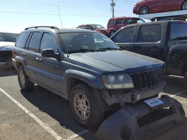 1J4GX48S04C365963 - 2004 JEEP GRAND CHER BLUE photo 1