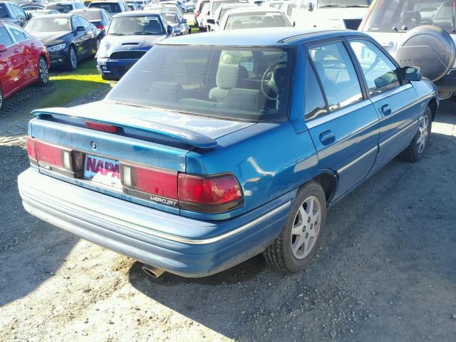 3MESM10J3TR600395 - 1996 MERCURY TRACER BAS TEAL photo 4