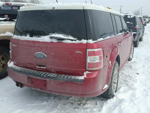 2FMGK5CC3BBD19062 - 2011 FORD FLEX SEL წითელი ფოტო 4