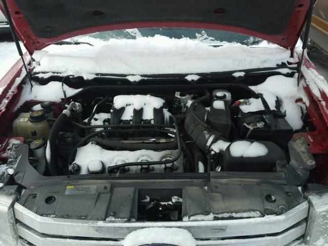 2FMGK5CC3BBD19062 - 2011 FORD FLEX SEL წითელი ფოტო 7