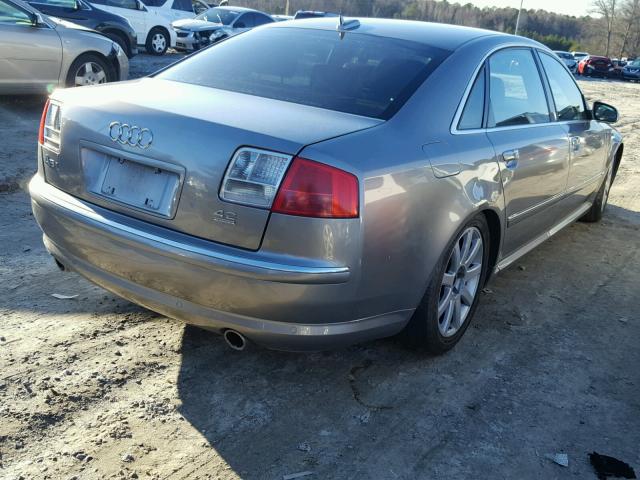 WAUML44E15N005303 - 2005 AUDI A8 L QUATT GRAY photo 4