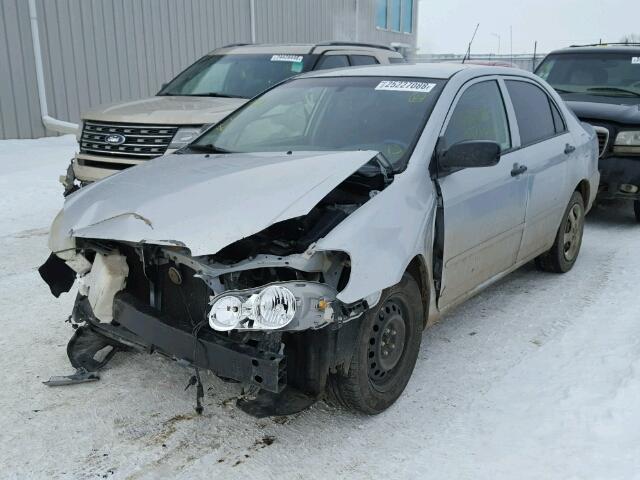 2T1BR32E47C761753 - 2007 TOYOTA COROLLA CE SILVER photo 2