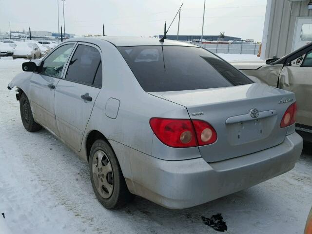 2T1BR32E47C761753 - 2007 TOYOTA COROLLA CE SILVER photo 3