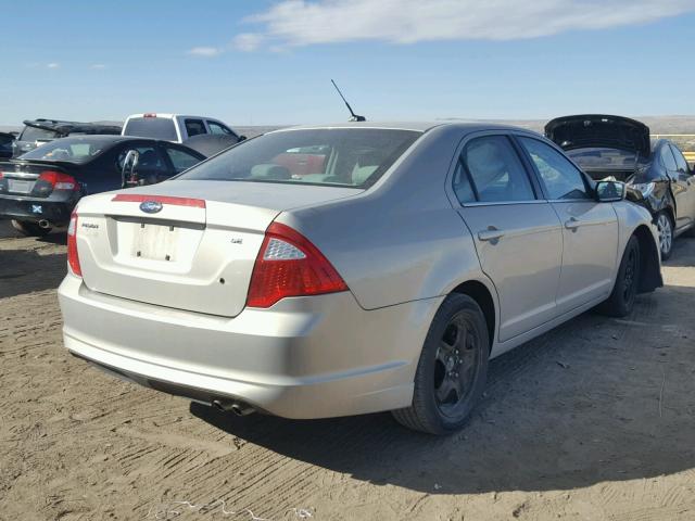 3FAHP0HA9AR227285 - 2010 FORD FUSION SE TAN photo 4