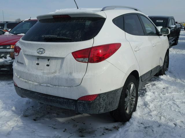 KM8JU3AG3EU910324 - 2014 HYUNDAI TUCSON GLS WHITE photo 4