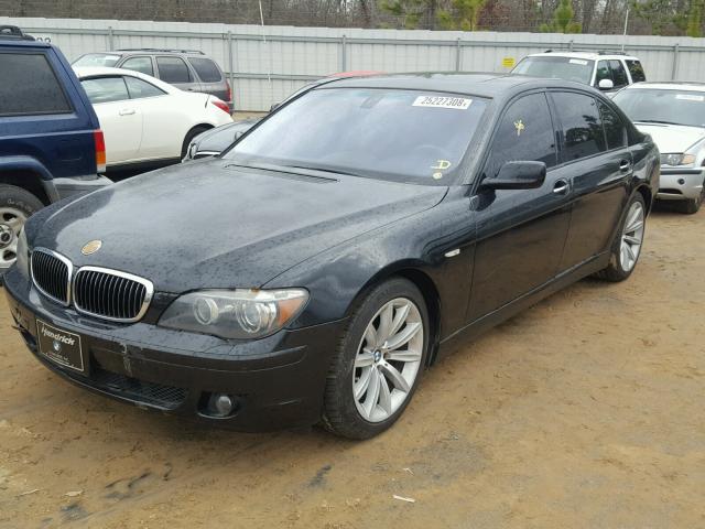 WBAHN83518DT83846 - 2008 BMW 750 LI BLACK photo 2