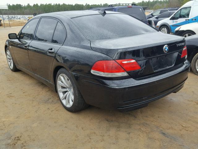 WBAHN83518DT83846 - 2008 BMW 750 LI BLACK photo 3