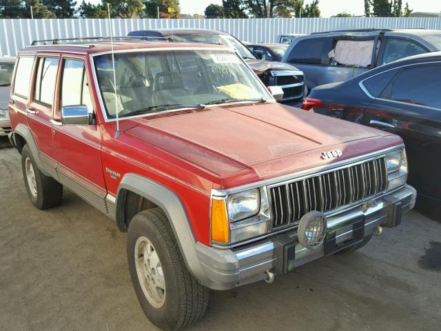 1J4FJ58L4KL484267 - 1989 JEEP CHEROKEE L RED photo 1