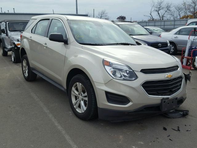 2GNALBEK2G1137559 - 2016 CHEVROLET EQUINOX LS BEIGE photo 1