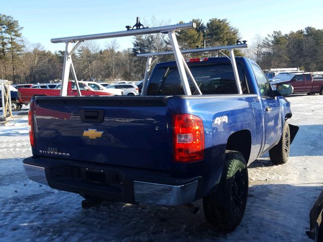 1GCNKPE03DZ359605 - 2013 CHEVROLET SILVERADO BLUE photo 4