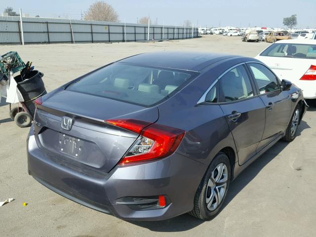 19XFC2F50GE230977 - 2016 HONDA CIVIC LX SILVER photo 4