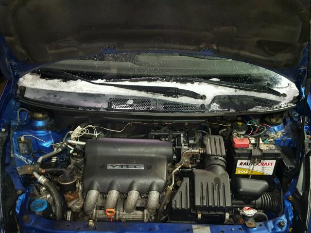 JHMGD38607S060354 - 2007 HONDA FIT S ლურჯი ფოტო 7