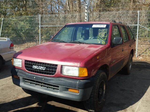 4S2CK58EXS4368089 - 1995 ISUZU RODEO S RED photo 2