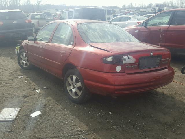 3MEFM66L2WM610103 - 1998 MERCURY MYSTIQUE L RED photo 3