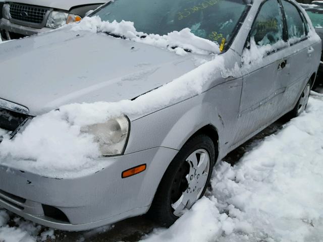 KL5JD56Z58K914570 - 2008 SUZUKI FORENZA BA SILVER photo 9